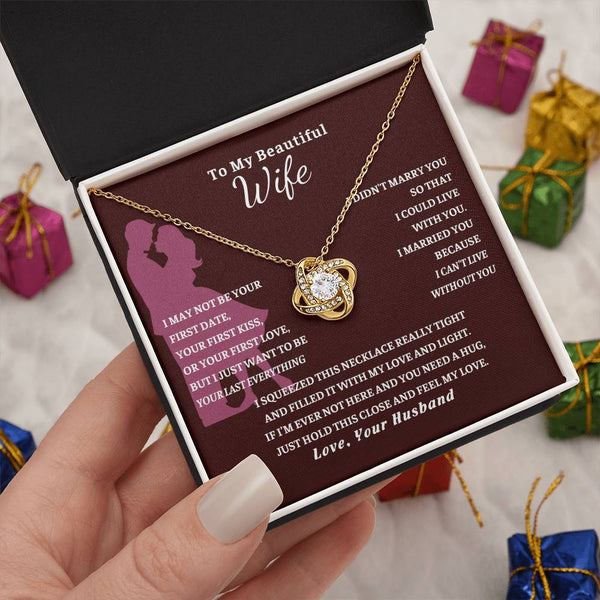 To My Wife , Gift For Soulmate , Gift For Wife, Wife Birthday Gift, Anniversary Gift For Wife, Wife Necklace , Christmas Gift For Her