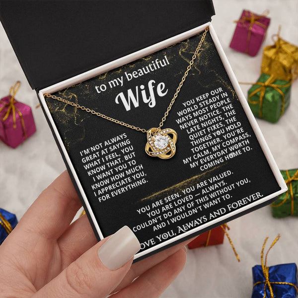 To My Wife, You're my everyday worth coming home to.