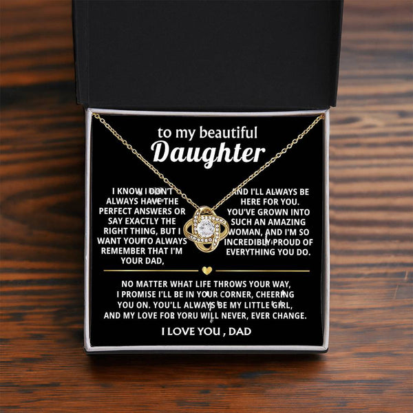 To My Beautiful Daughter, I'm always here for you, my amazing girl.