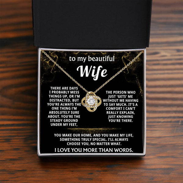 To My Wife, You are my steady ground.
