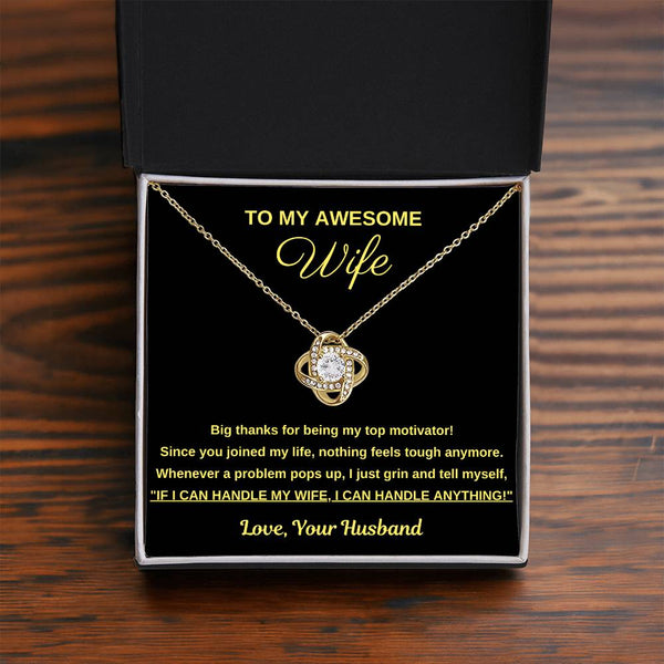 To My Awsome Wife,  Big thanks for being my top motivator