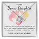 Bonus Daughter Gift, Daughter in Law Gift, Birthday Gift Daugther in Law, Top Gift for Girls , Love Knot