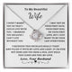 To My Wife , Forever love necklace , Gift For Wife, Wife Birthday Gift, Anniversary, Wife Necklace, Love Knot