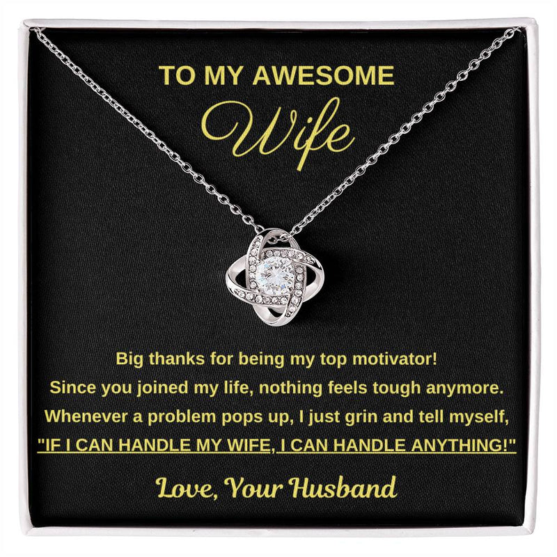 To My Awsome Wife,  Big thanks for being my top motivator
