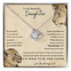 [Only a few left] To My Beautiful Daughter - This Old Lion will always have your back (Love knot)