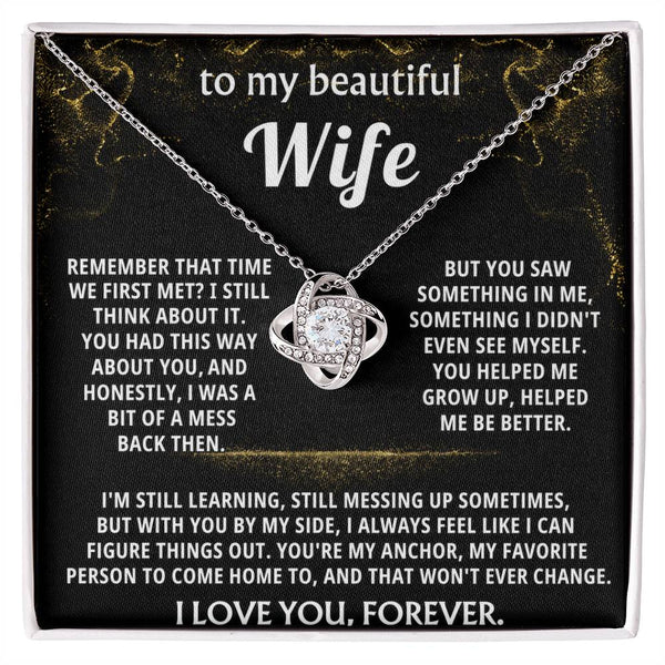 To My Wife, You make me a better man.