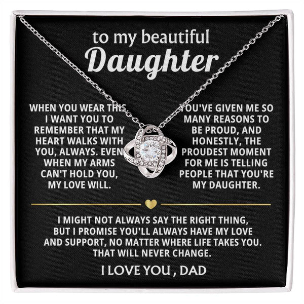To My Beautiful Daughter, My love and pride are always with you.