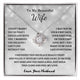 To My Wife , Love Knot necklace , Gift For Soulmate , Gift For Wife, Wife Birthday Gift, Anniversary Gift For Wife, Wife Necklace