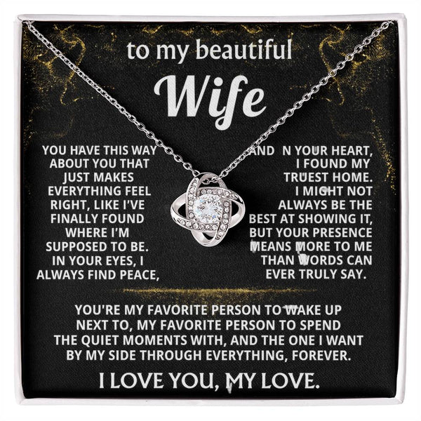 To My Wife, You are my forever home.
