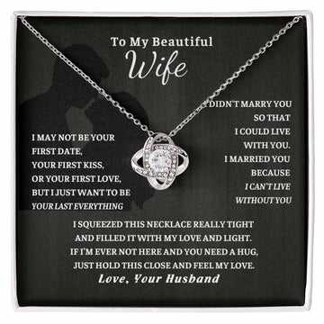 Gift For Wife, Wife Birthday Gift, Anniversary Gift For Wife, Wife Necklace , Love Card