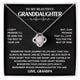 Gift From Grandpa To Granddaughter, Granddaughter Jewelry Gift, Granddaughter Necklace,  Gift For Her, Love Knot