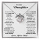 To My Daughter, Straighten Your Crown - Never Forget That I Love You Forever (Love knot)