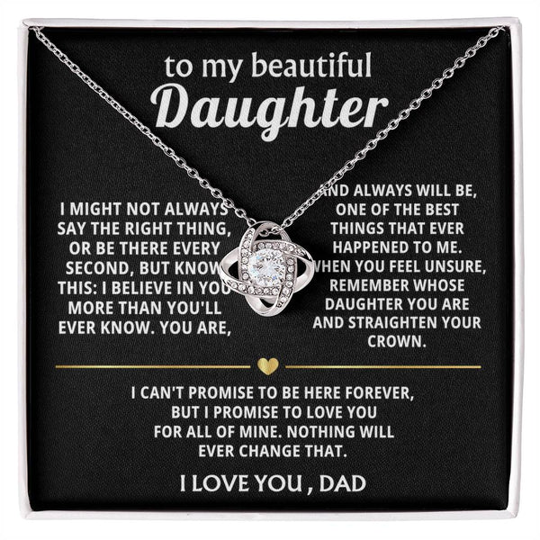 To My Beautiful Daughter, I believe in you always.