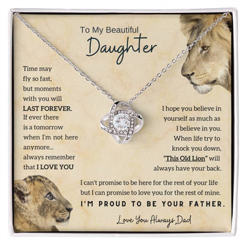 [Almost sold out] To My Beautiful Daughter - Moments With You Will Last Forever (Love knot)