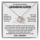 Gift From Grandpa, To My Granddaughter Necklace, Granddaughter Jewelry Gift, Granddaughter Necklace,  Gift For Her,  Love Knot