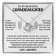 Granddaughter Gift Unusual Gift , Granddaughter Gifts, To My Granddaughter Necklace, Granddaughter Jewelry Gift, Love Knot