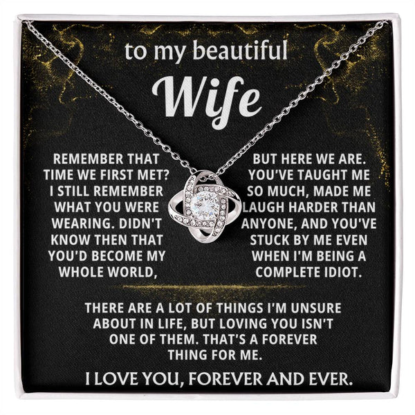 To My Wife, You are my whole world, forever.