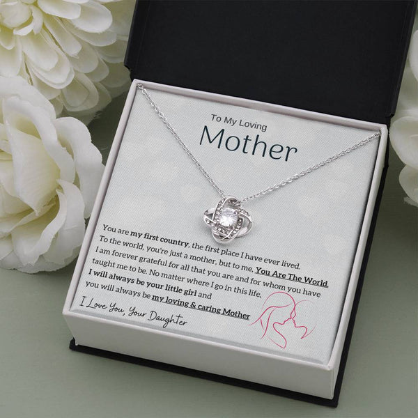 To My Loving Mother - You are my sunshine, I will always be your little girl (Almost Gone) - Love Knot