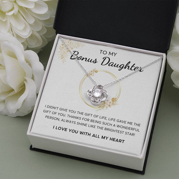 Bonus Daughter Present , Daughter in Law Gift, Bonus Daughter Jewelry , Heart Shape ,Gift