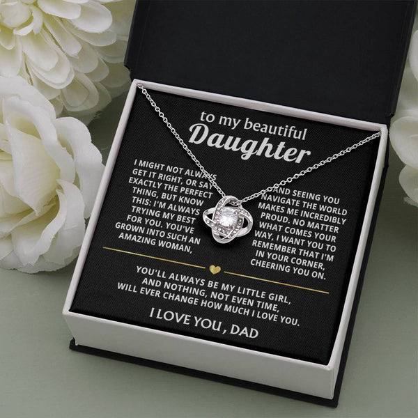 To My Beautiful Daughter, I'm always proud and love you.