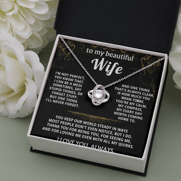 To My Wife, You mean the world to me.