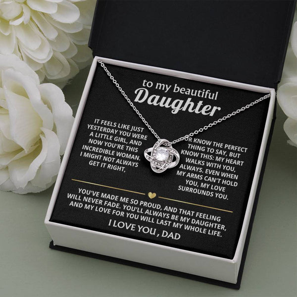 To My Beautiful Daughter, My heart walks with you, always. — [Lux] - Love Knot