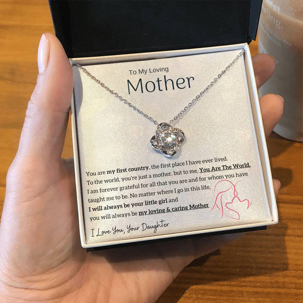 To My Loving Mother - You are my sunshine, I will always be your little girl (Almost Gone) - Love Knot