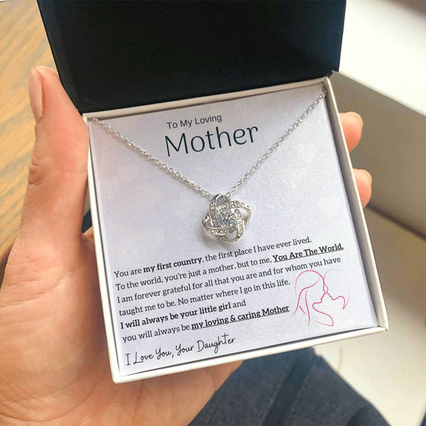 To My Loving Mother - You are my sunshine, I will always be your little girl (Almost Gone) - Love Knot
