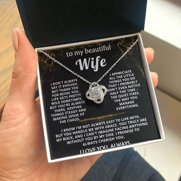 To My Wife, Thank you for being my rock.