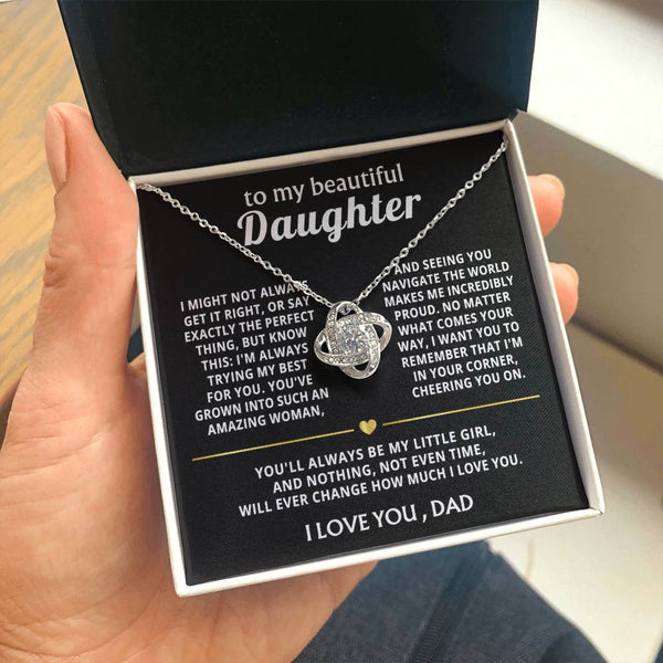 To My Beautiful Daughter, I'm always proud and love you.