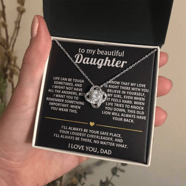 To My Beautiful Daughter, My love is always right there with you.