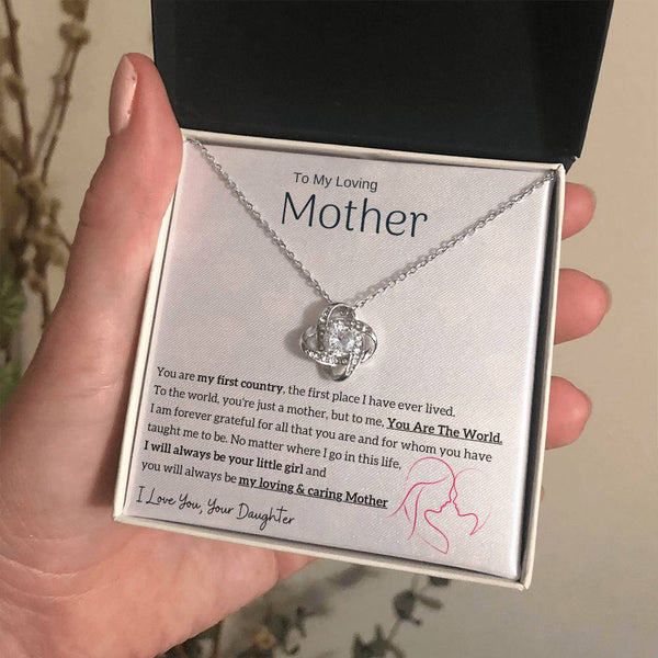 To My Loving Mother - You are my sunshine, I will always be your little girl (Almost Gone) - Love Knot