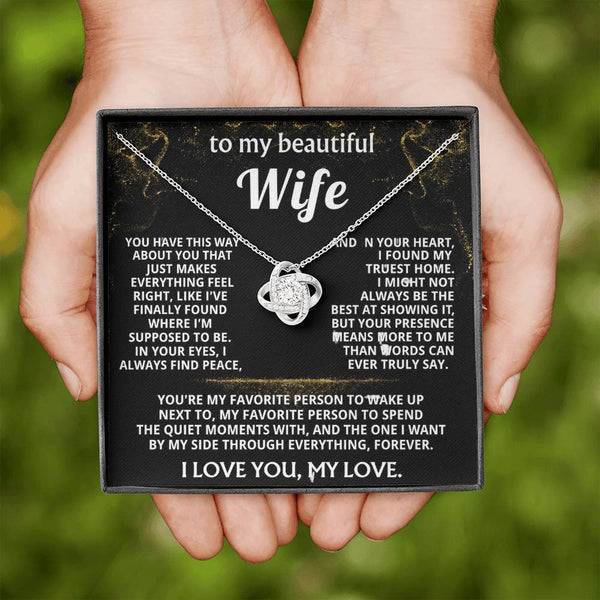To My Wife, You are my forever home.