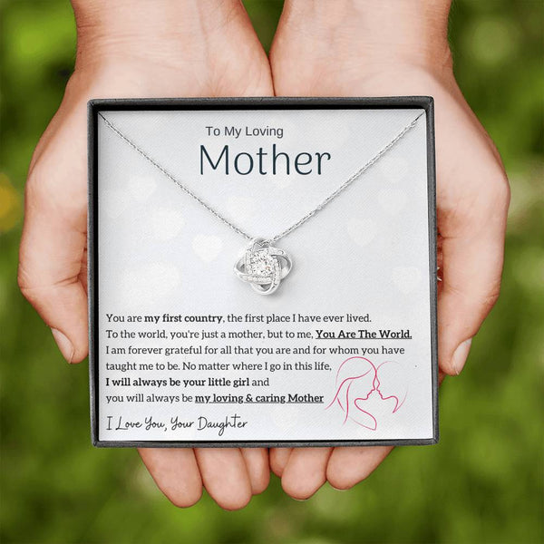 To My Loving Mother - You are my sunshine, I will always be your little girl (Almost Gone) - Love Knot