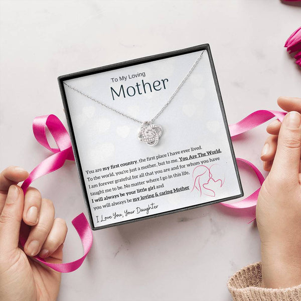 To My Loving Mother - You are my sunshine, I will always be your little girl (Almost Gone) - Love Knot