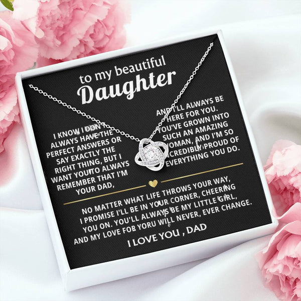 To My Beautiful Daughter, I'm always here for you, my amazing girl.