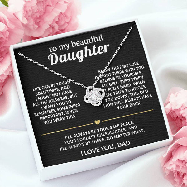 To My Beautiful Daughter, My love is always right there with you.