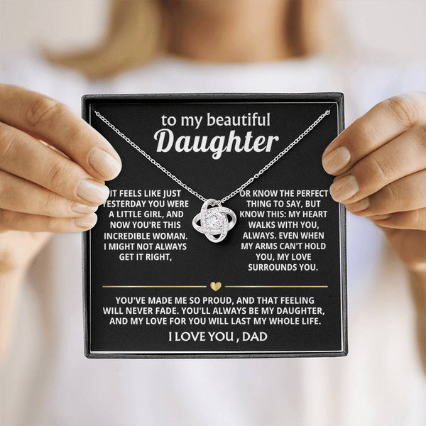 To My Beautiful Daughter, My heart walks with you, always. — [Lux] - Love Knot