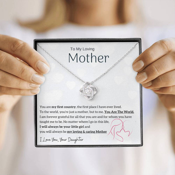To My Loving Mother - You are my sunshine, I will always be your little girl (Almost Gone) - Love Knot