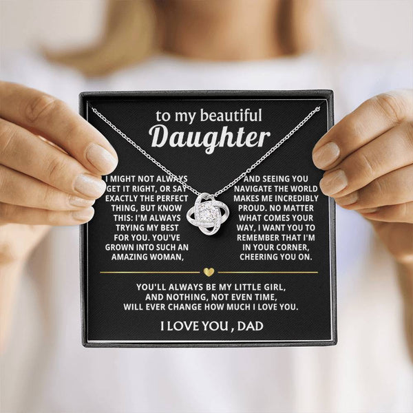 To My Beautiful Daughter, I'm always proud and love you.