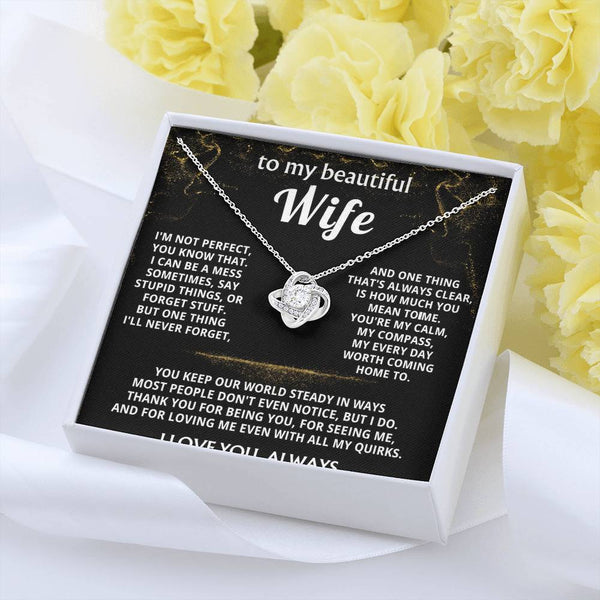 To My Wife, You mean the world to me.