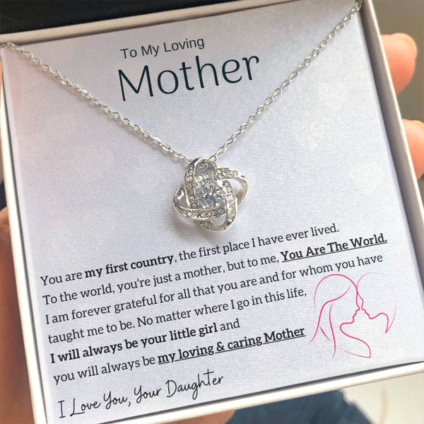 To My Loving Mother - You are my sunshine, I will always be your little girl (Almost Gone) - Love Knot