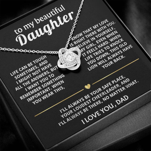 To My Beautiful Daughter, My love is always right there with you.