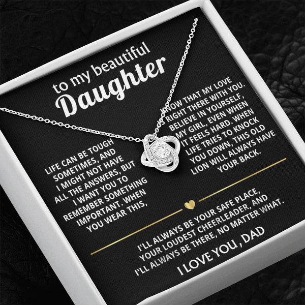 To My Beautiful Daughter, My love is always right there with you.