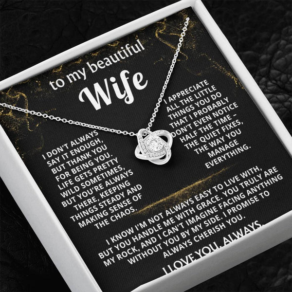To My Wife, Thank you for being my rock.