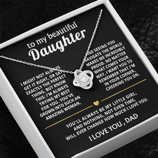 To My Beautiful Daughter, I'm always proud and love you.