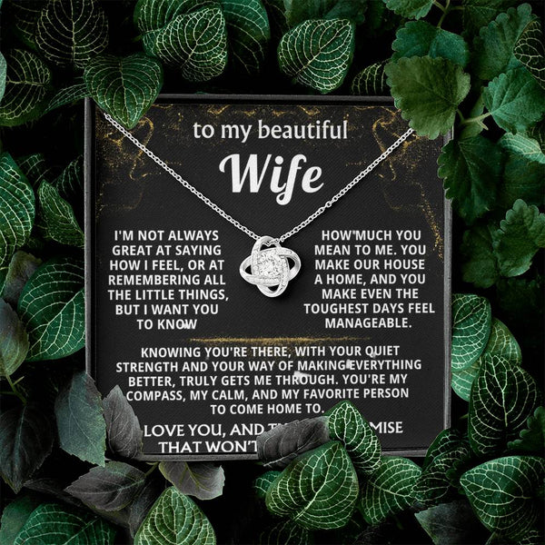 To My Wife, You're my compass, calm, and home.