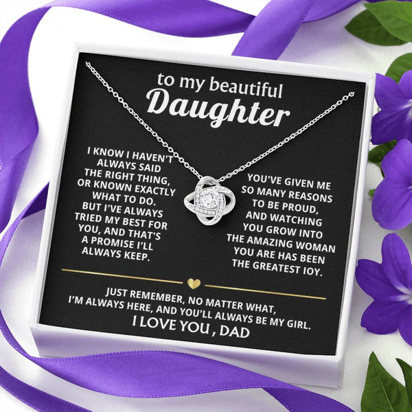 To My Beautiful Daughter, I'm always here for you, my girl. — [Lux] - Love Knot