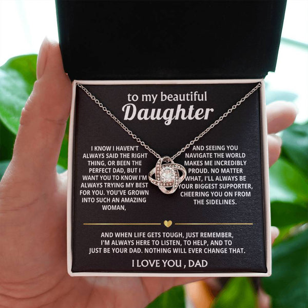 To My Beautiful Daughter, I'm always here for you.