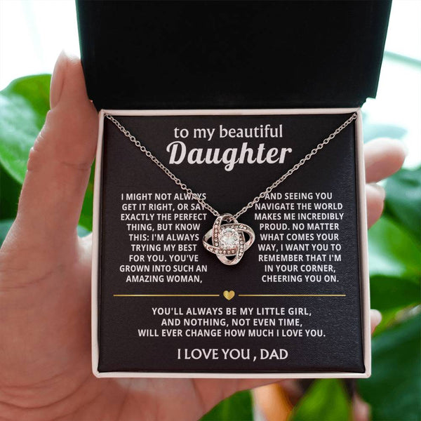 To My Beautiful Daughter, I'm always proud and love you.